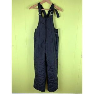 Swiss Alps Rugged Wear Youth Unisex Ski Snow Winter Bib ~ Size 12 ~ Black